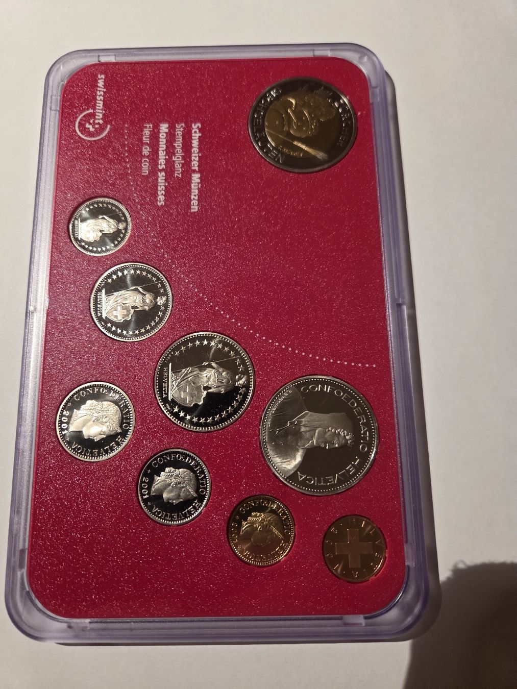 Alle Münzen: Schweizer Münzensatz 2001, Swissmint, KMS – Neu (gemäss Beschreibung) aus Kägiswil von pro_hm55 1