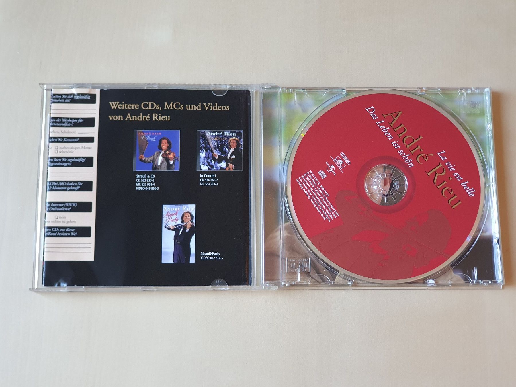 CDs: Andre Rieu La vie est belle – Gebraucht aus Stansstad von collectorsshop 2