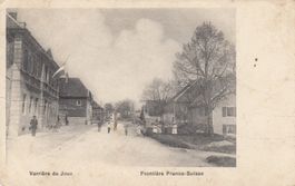 Verrières  NE  -   La Frontière      en  1 9 0 5