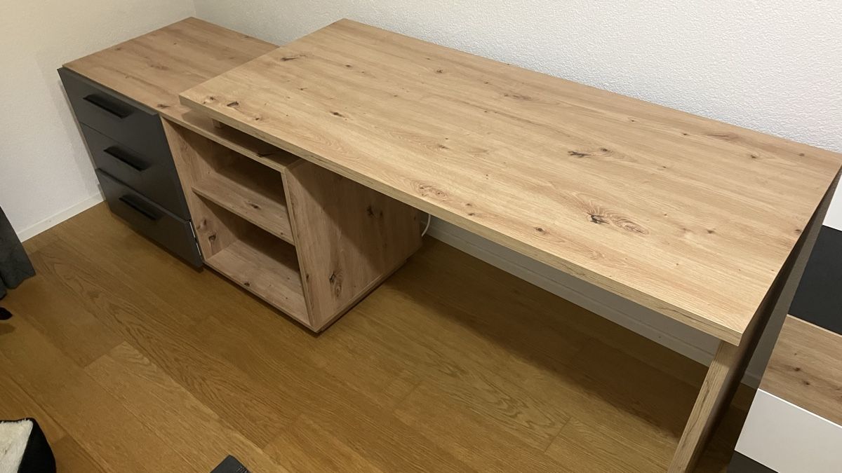 Scrivanie: Eckschreibtisch – Artisan Eiche / Anthrazit – Usato da Wabern venduto da koe_97bw 1