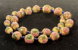 Collier Murano perles Wedding Cake  Vintage mi 20ème