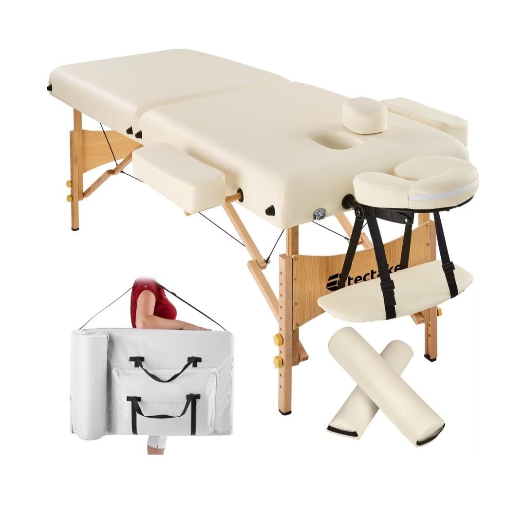 TecTake Lettini & sedie per cosmetici: Transportierbare Massageliege Tectake2 – Nuovo (secondo la descrizione) da Füllinsdorf venduto da ben_n2vh 2