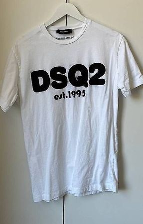 Dsquared DSQ2 shirt M medium weiss white 