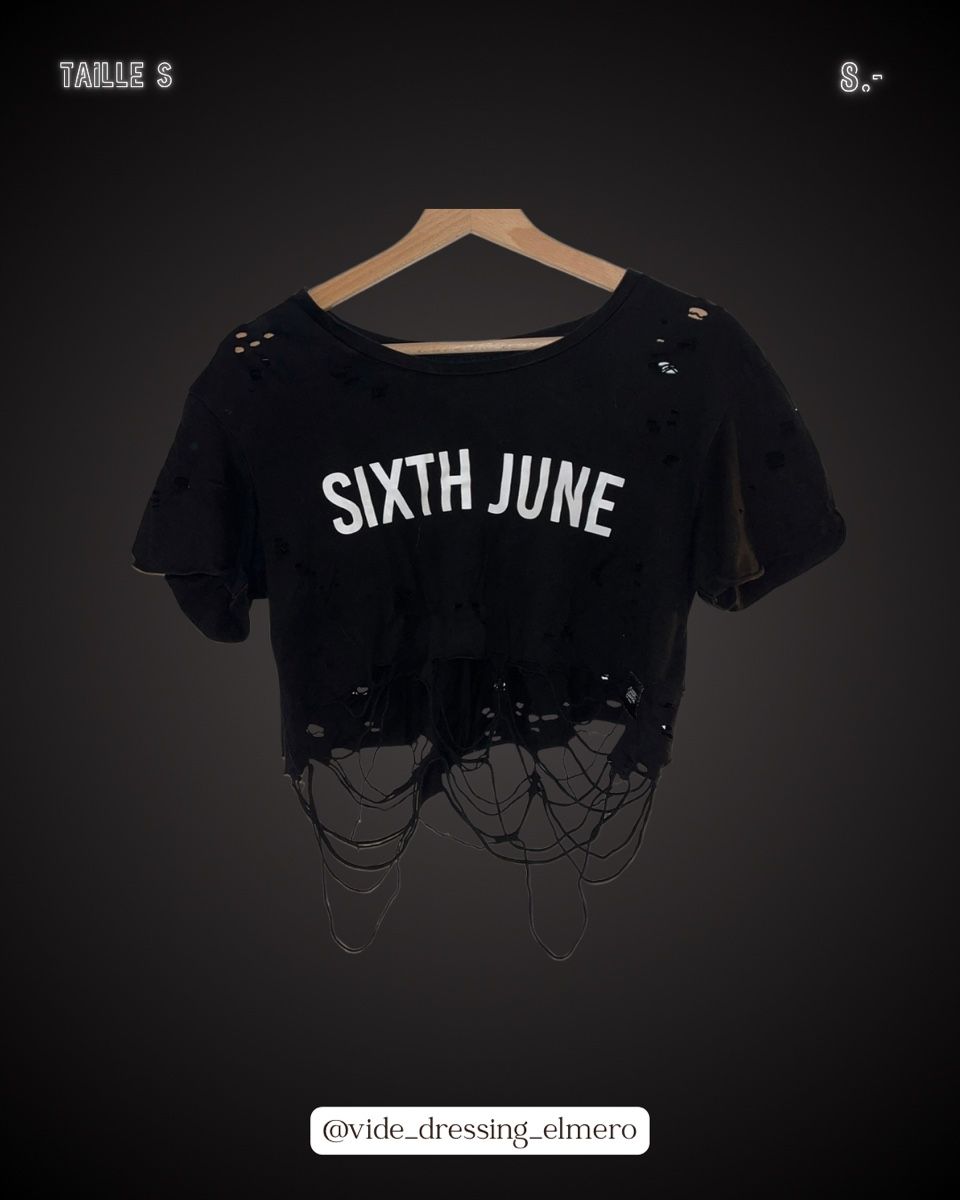 T-shirt: T-shirt Sixth June noir – Nuovo (secondo la descrizione) da Massonnens venduto da Rebelle88