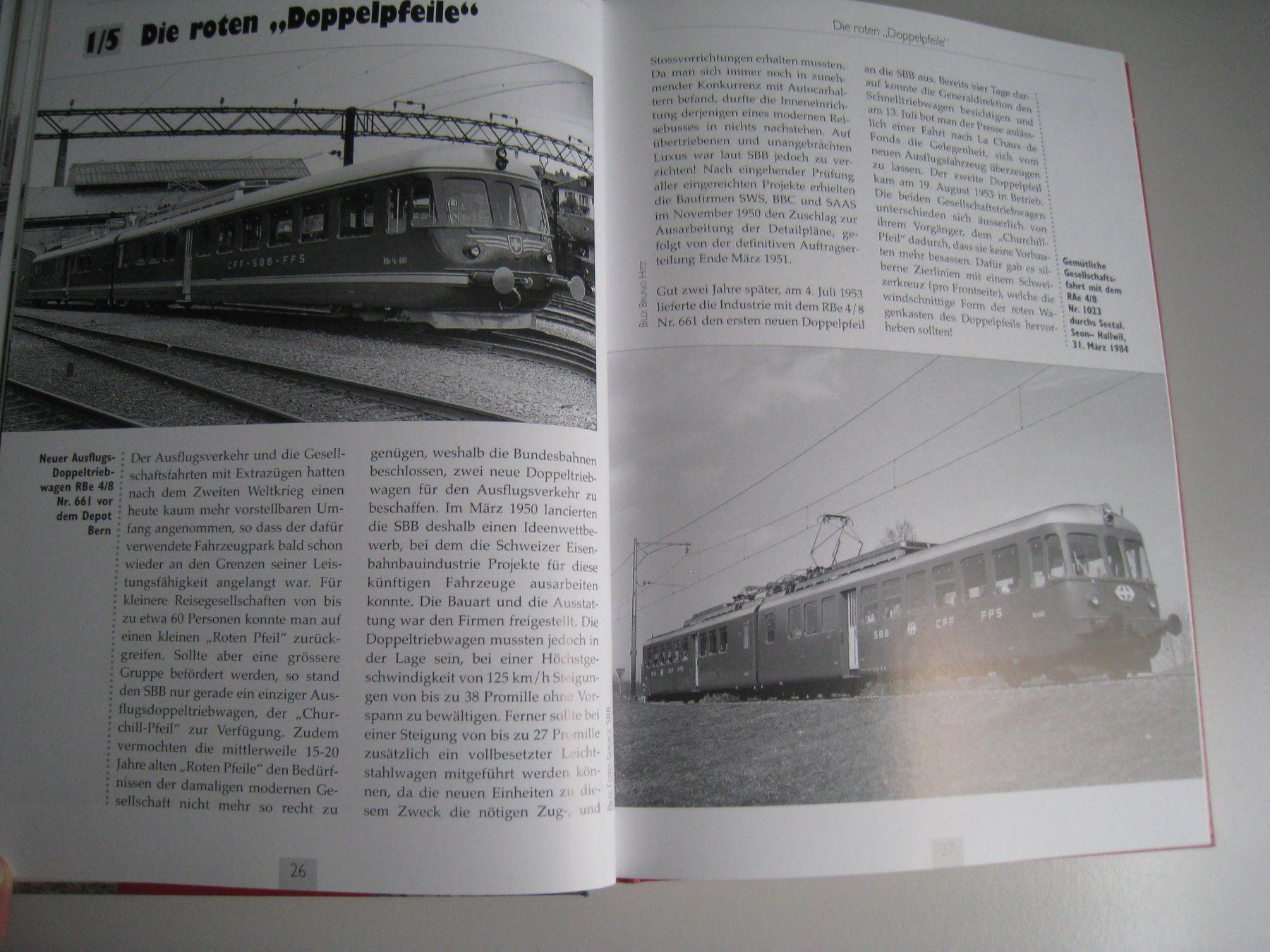 Bücher: Rote Pfeile Legendäre Triebwagen der SBB,  2000 – Gebraucht aus Buchs ZH von swiss-train 5