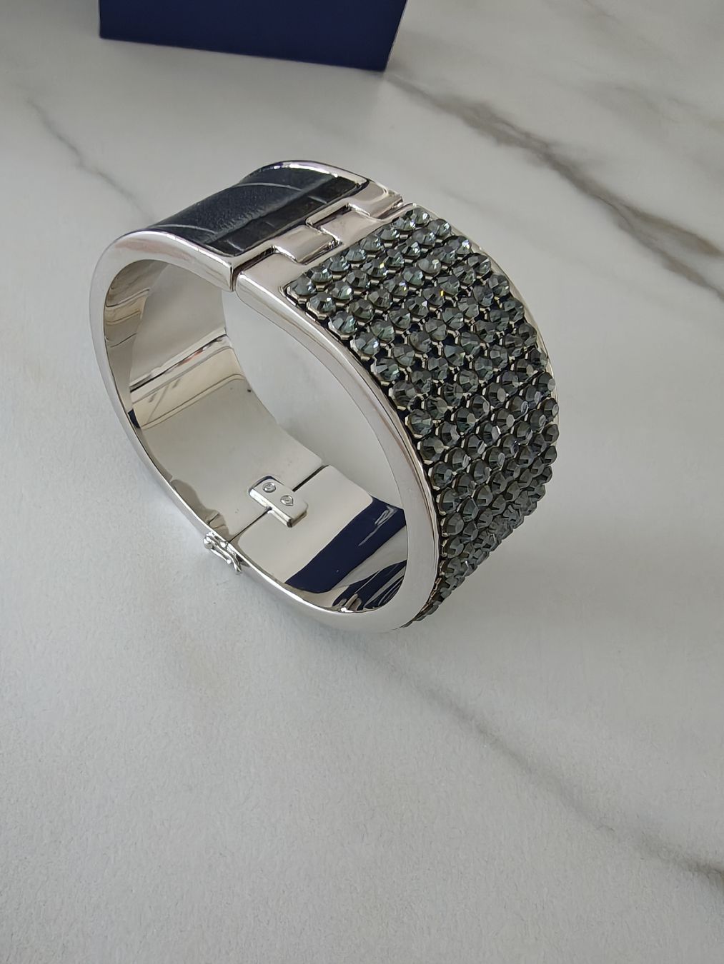 Swarovski Bracciali & Braccialetti: Swarovski Armreif, Silber mit Steinen – Nuovo (secondo la descrizione) da Rütihof venduto da iva_2yts