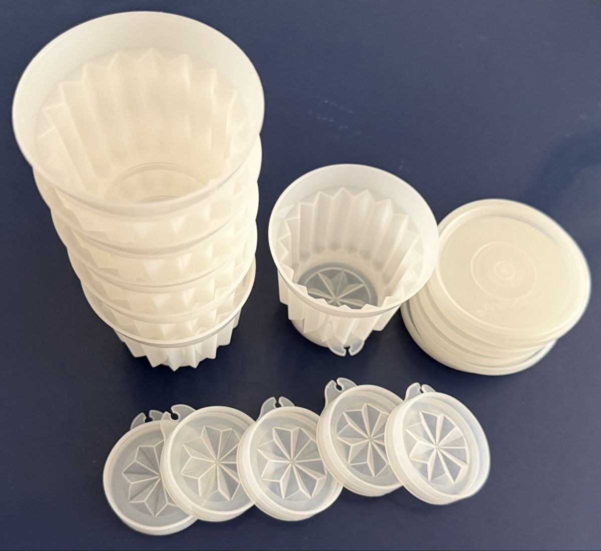 Tupperware Contenitori & Simili: 6 x Dessertformen mit Deckel neu – Usato da Wangen SZ venduto da hame1945
