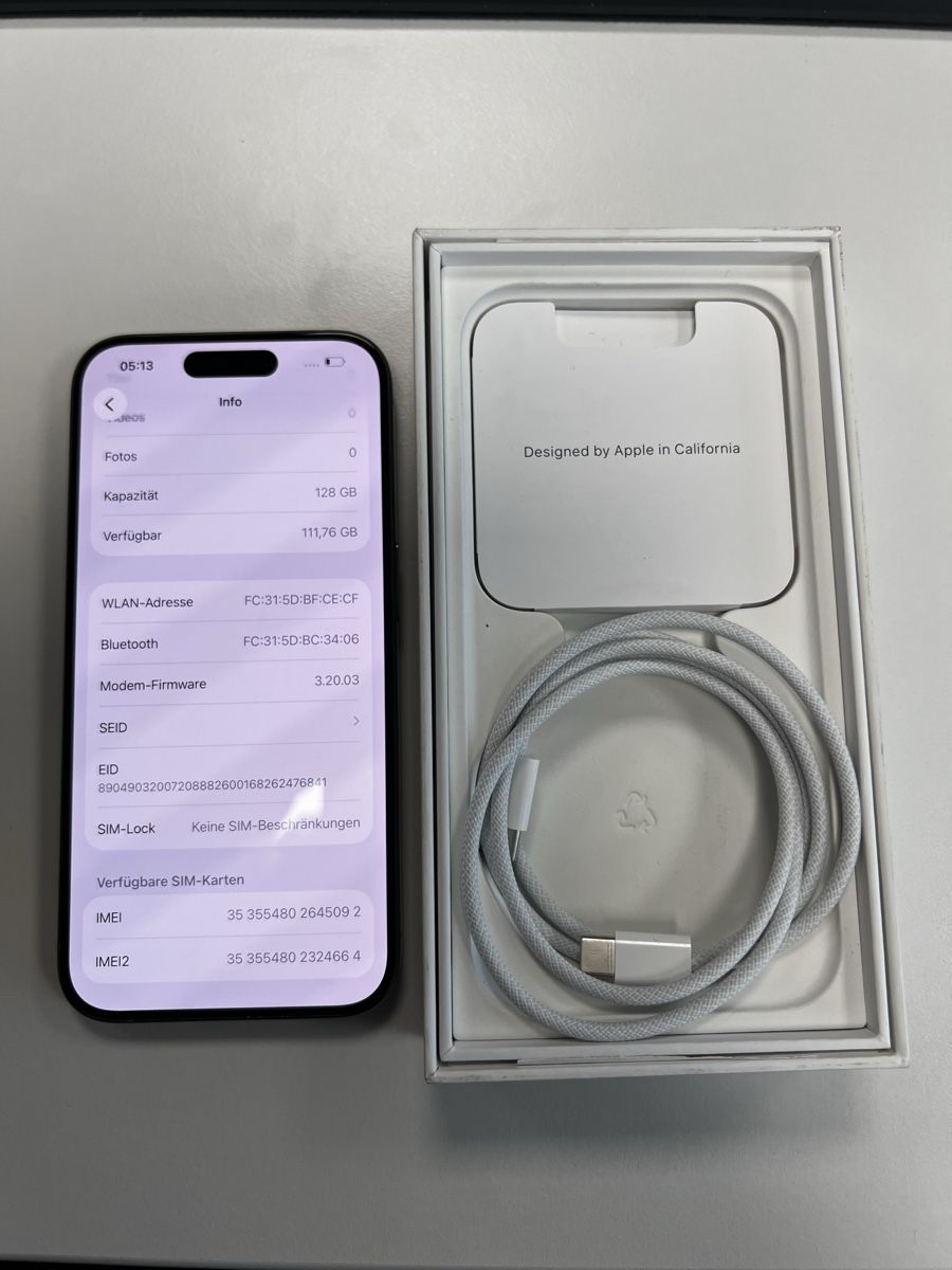Apple Handys / Smartphones: Iphone 15 Pro 128 GB 82% – Gebraucht aus Bäretswil von ja4_gxz6 3