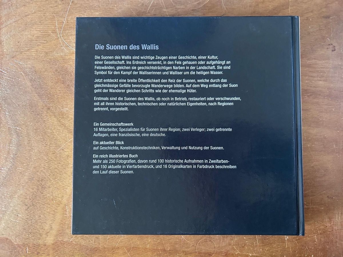 Bücher: Die Suonen des Wallis Rotten Verlag – Gebraucht aus Zürich von WWehrle 1