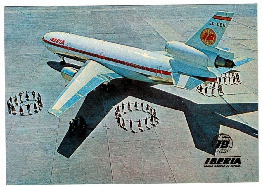 Cartoline postali: Iberia DC-10/30 "Costa Brava" – Usato da Frauenfeld venduto da POML