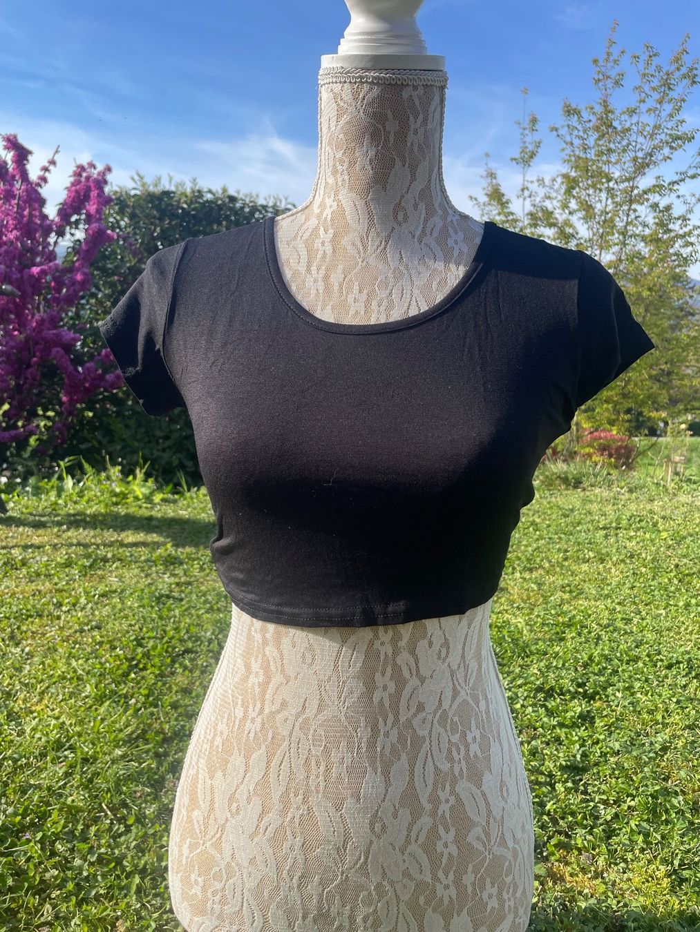 Tops: DAMEN Top schwarz S M Basic Garderobe Mode 99 SOMMER TRENDY – Neu und originalverpackt aus Vinelz von sonnenmond77 1