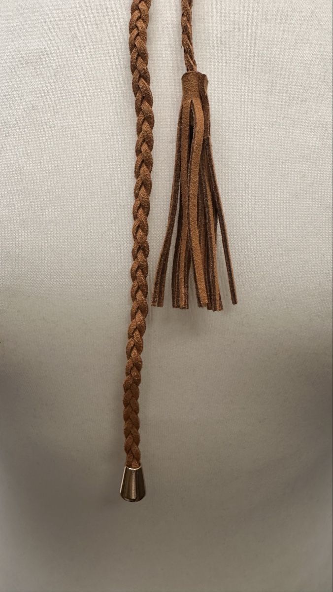 Catenine: Lederkette mit Quaste, Boho Style – Nuovo e nell'imballaggio originale da ZÜRICH venduto da kat_k6zp 1