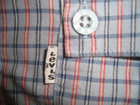 vintage 1980 ziger years LEVIS Hemd fein Langarm siz15/38 US