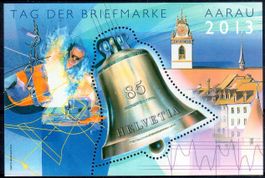 TAG DER BRIEFMARKE BLOCK AARAU 2013 ** POSTFRISCH ** - HE161