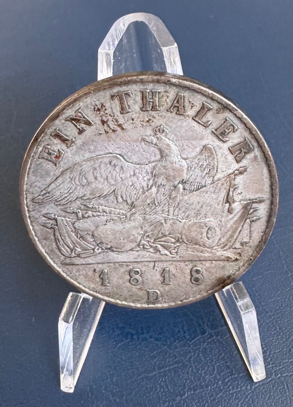 Tutti le monete: Preussen Thaler 1818 D, Friedrich Wilhelm III – Usato da Ebikon venduto da Dmasterx