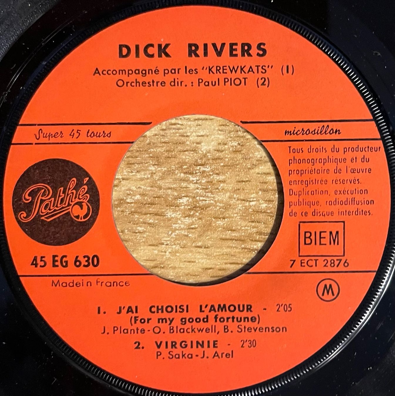 Schallplatten: DICK RIVERS - A SEVILLE – Gebraucht aus Bussigny von vinyl-pas-cher 2