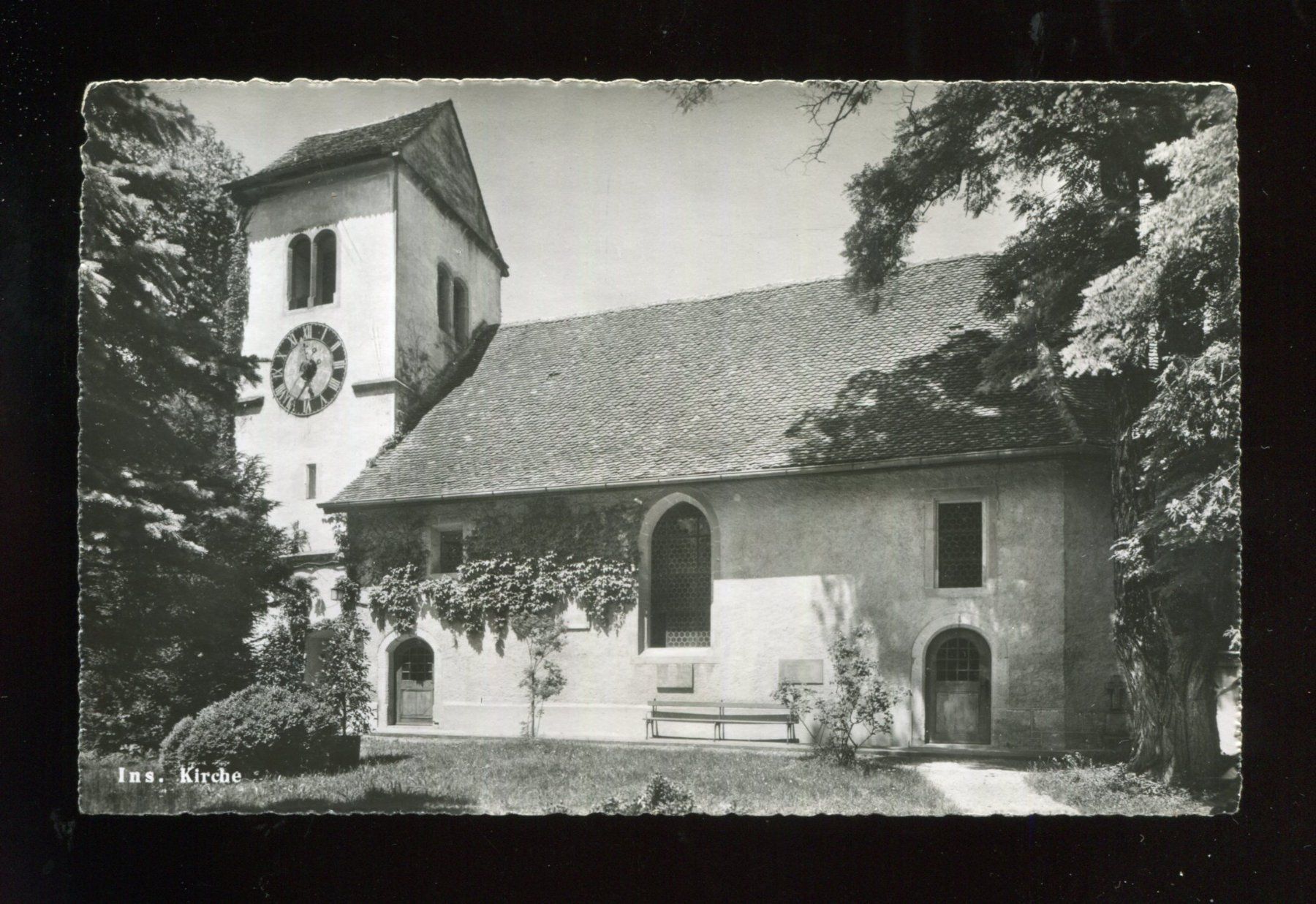 Cartoline postali: Ins, Kirche – Usato da Aarau venduto da Elmaar41