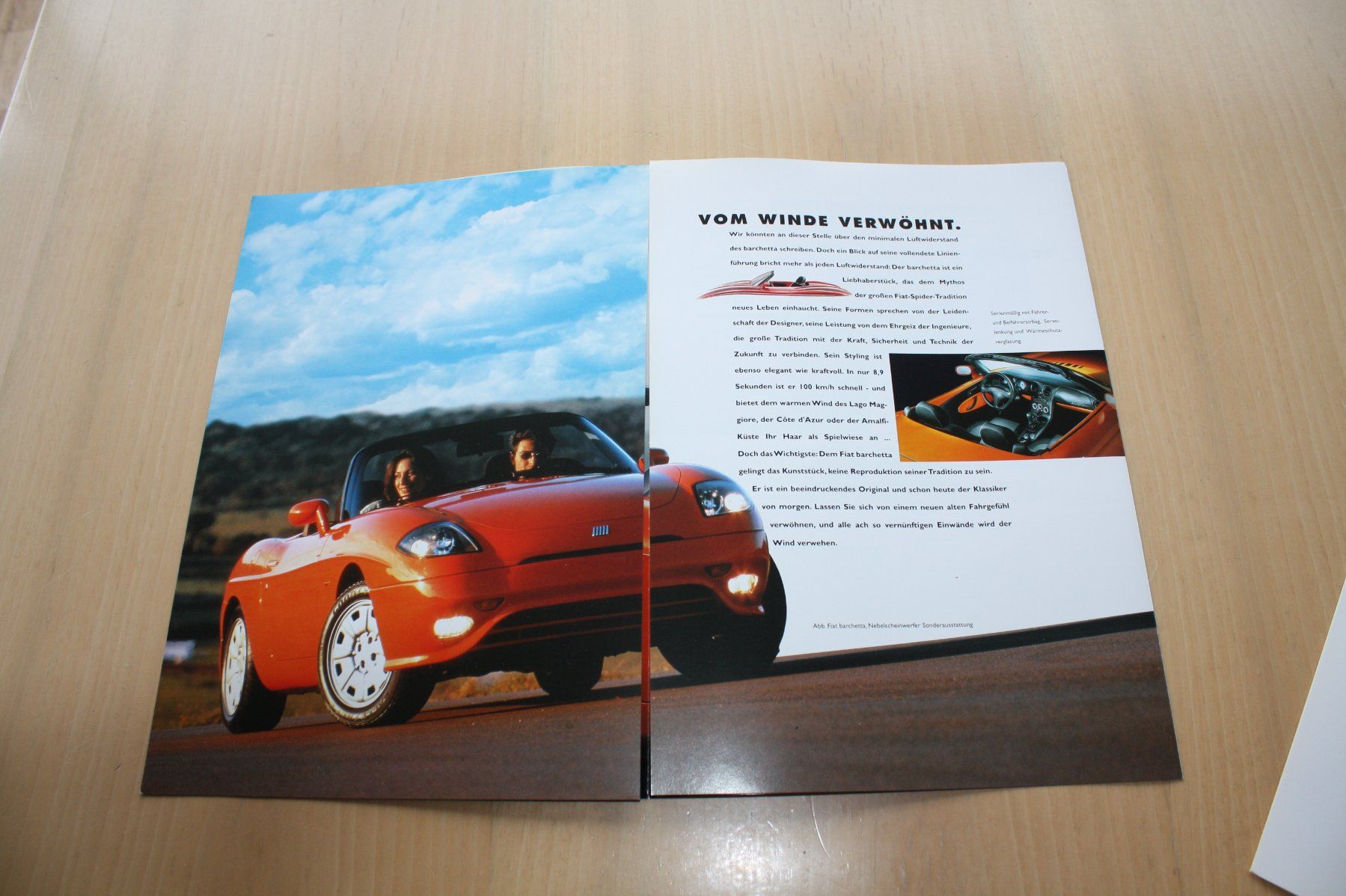 Fiat Documenti: Fiat Barchetta Prospekt 5/1996 – Usato da Wikon venduto da erwin400 1
