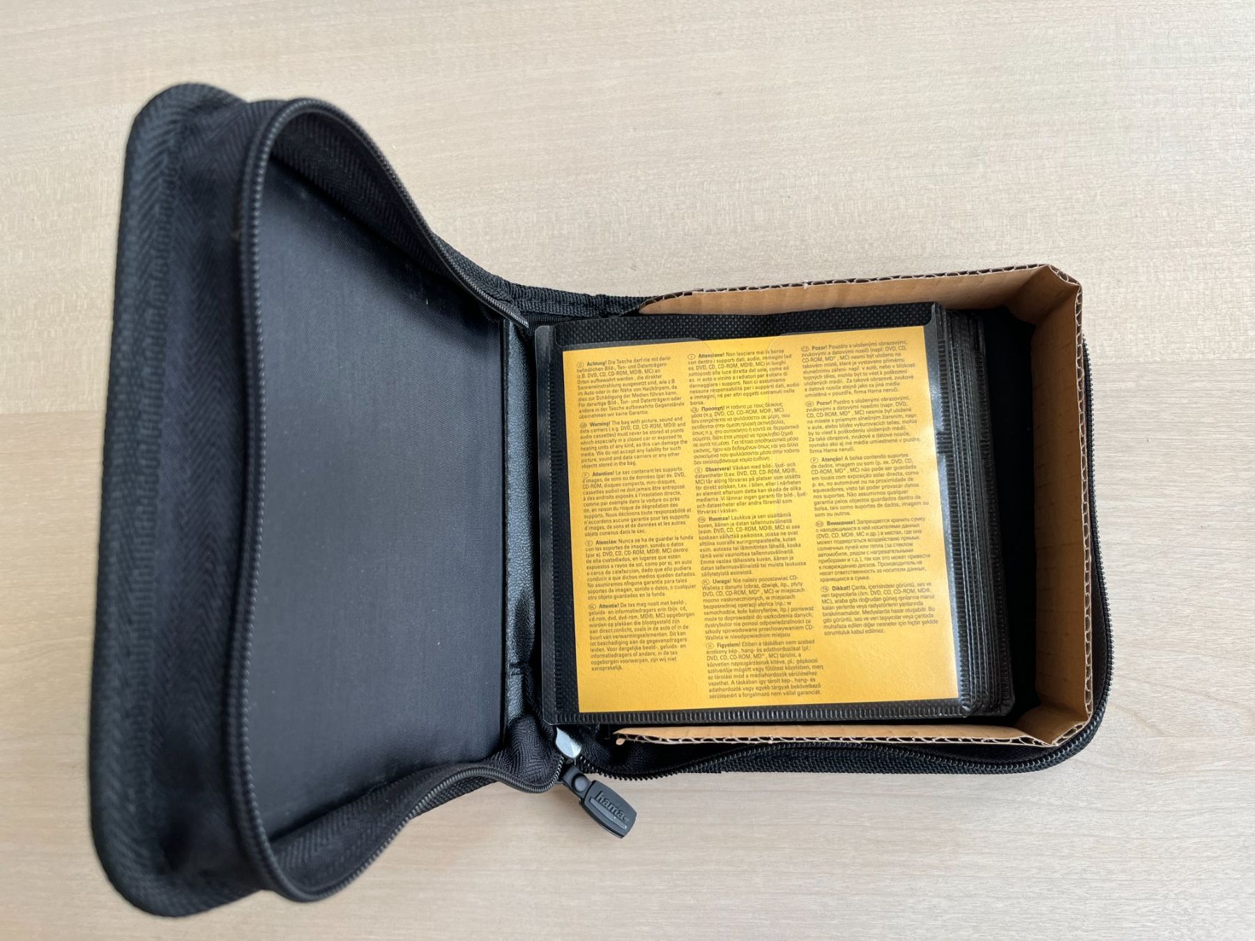 Hama Borse: CD-/DVD-/Blu-ray-Tasche – Nuovo e nell'imballaggio originale da Uetendorf venduto da Florabella01 4