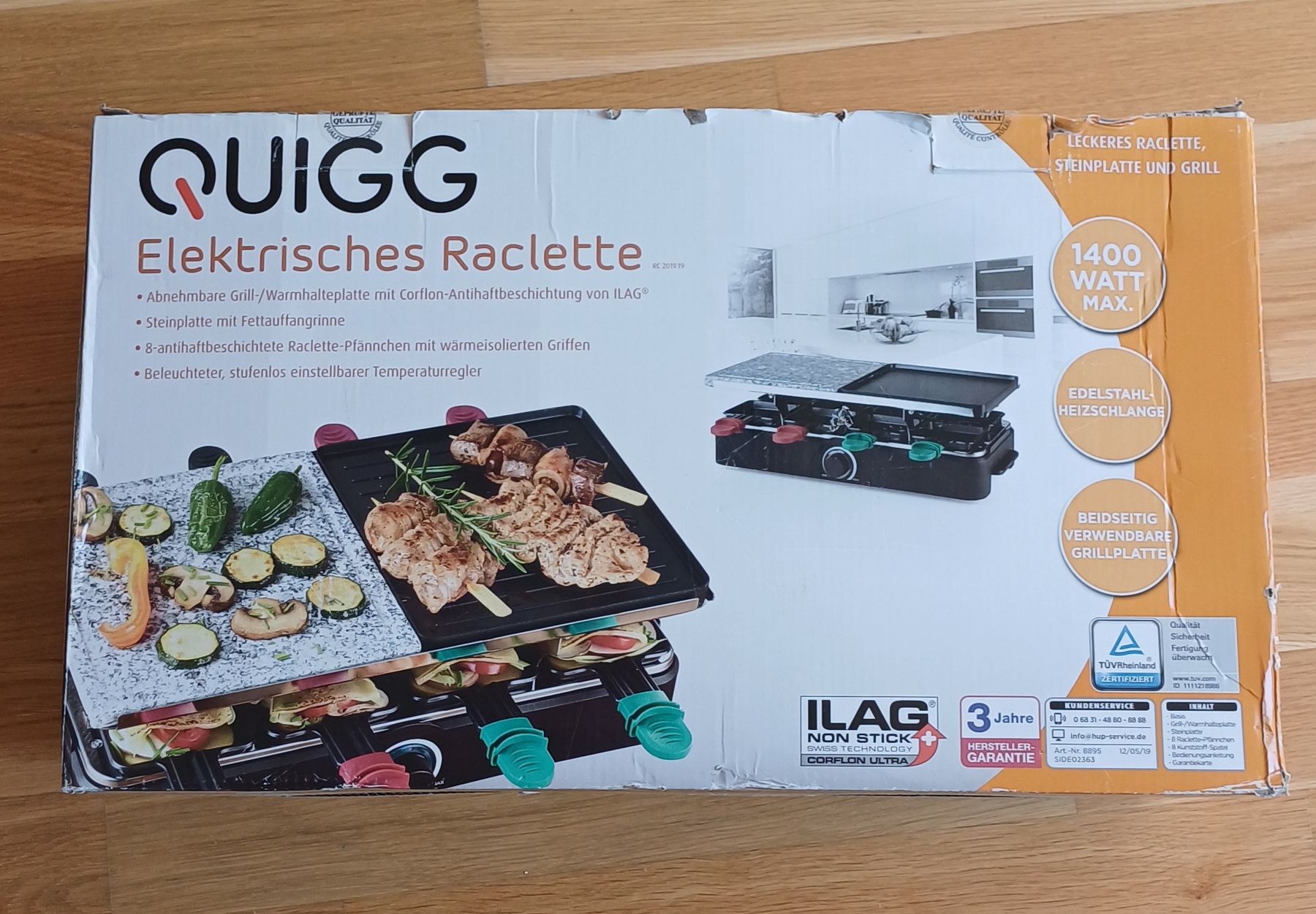 Griglie: Elektro Raclette Grill mit Zubehör – Usato da Pfeffikon LU venduto da SY-YoLo