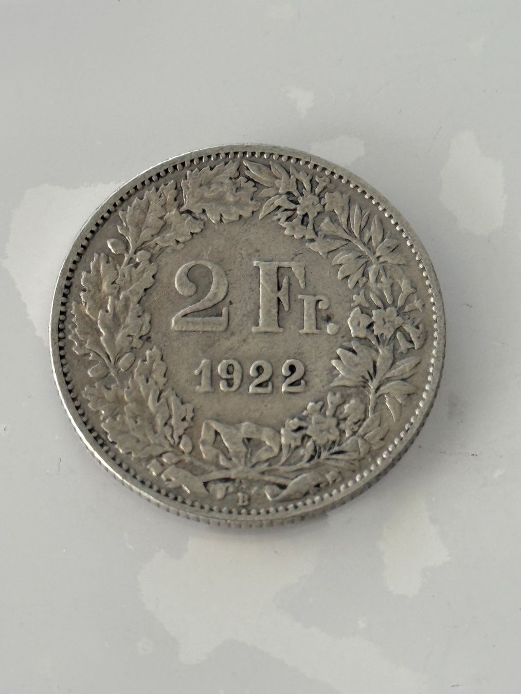 Tutti le monete: 2 Franken 1922  Rar – Usato da Wallisellen venduto da SWISS_SILVER1