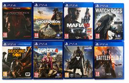PS4 Spiele-Paket – 8 Spiele – Alle komplett und in gutem Zus
