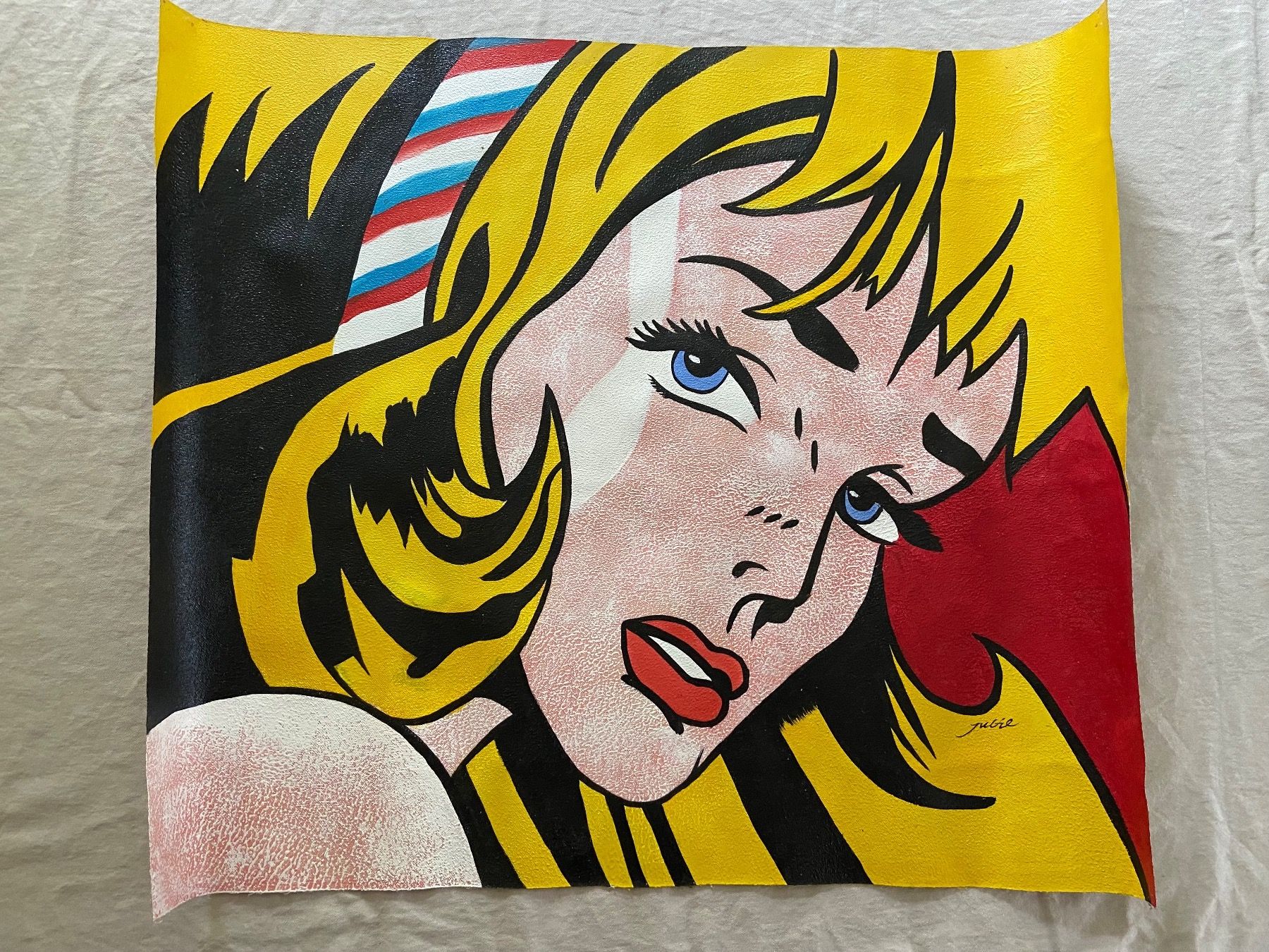 Foto & Immagini: Mädchen mit Haarband / Roy Lichtenstein – Usato da Muttenz venduto da bargain_hunter