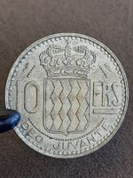 10 Francs 1951 Monaco Rainier III. Monegassischer Franc