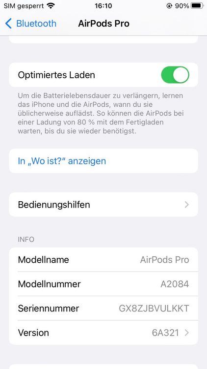 Earphones AirPods Pro Case und ein (1) Kopfhörer 9
