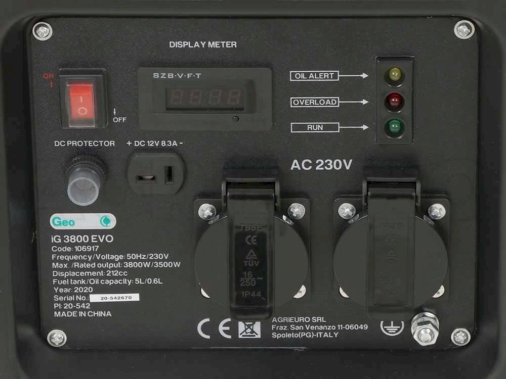 Generatori di corrente: Geotech iG 3800 EVO Stromgenerator 3,5kW – Nuovo e nell'imballaggio originale da Bottighofen venduto da zaap 5