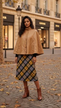 ***SALE*** Winter-Rock im Karo-Look