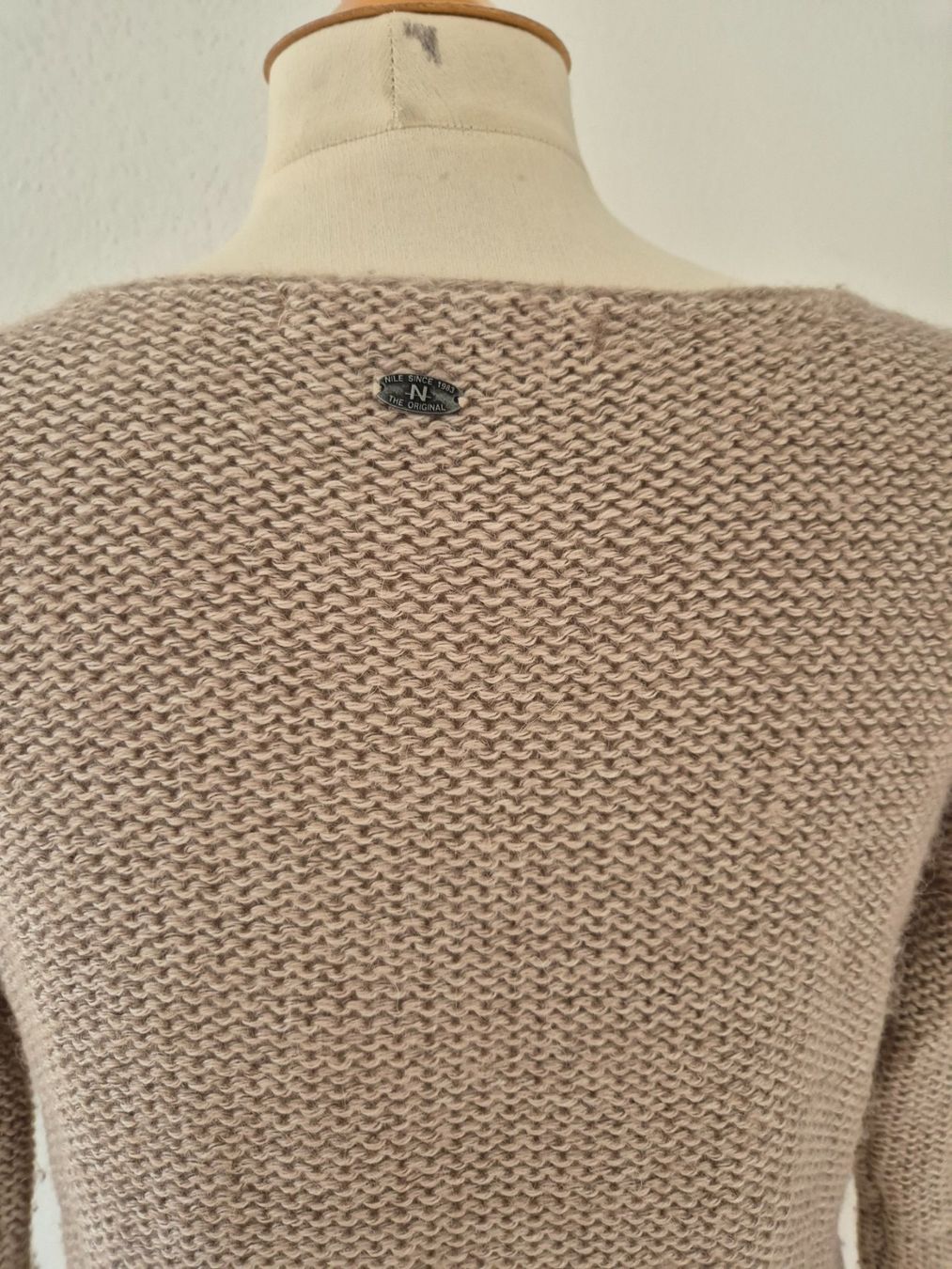 Nile Pullover & Sweatshirts: NILE PULLI PULLOVER BEIGE XS STRICKWARE MIT WOLLE + ALPACA – Gebraucht aus Elsau von the-colorful-side 5