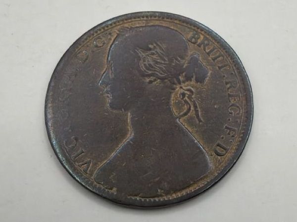 Tutti le monete: 1 Penny 1863, Royaume-Uni – Usato da St-Maurice venduto da SPEKER 1