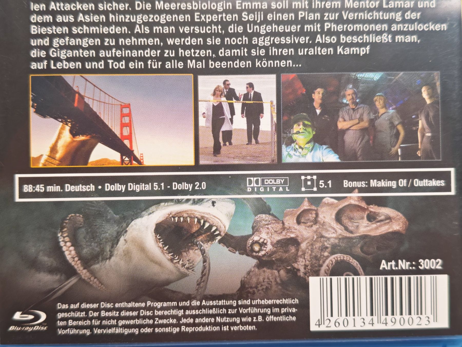 Alle DVDs: Mega Shark versus Giant Octopus – Gebraucht aus Liestal von Kratzilla 3