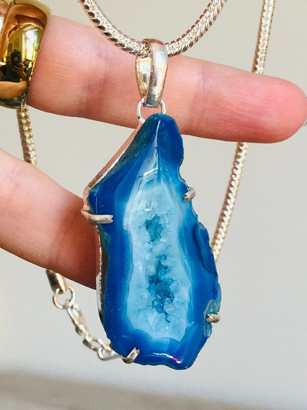 Catenine: Solar Quartz Druzy Ethenic Jewelry – Nuovo e nell'imballaggio originale da Genève venduto da AGBERG 3