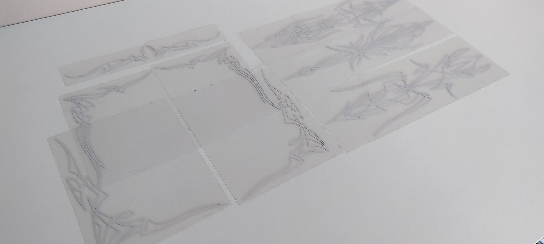 Sticker: Aufkleber - Weiss-Silber|reflektierend|Pinstrips|Custom – Nuovo (secondo la descrizione) da Boswil venduto da MAF_952 3