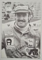 CLAY REGAZZONI - AUTOGRAMMKARTE