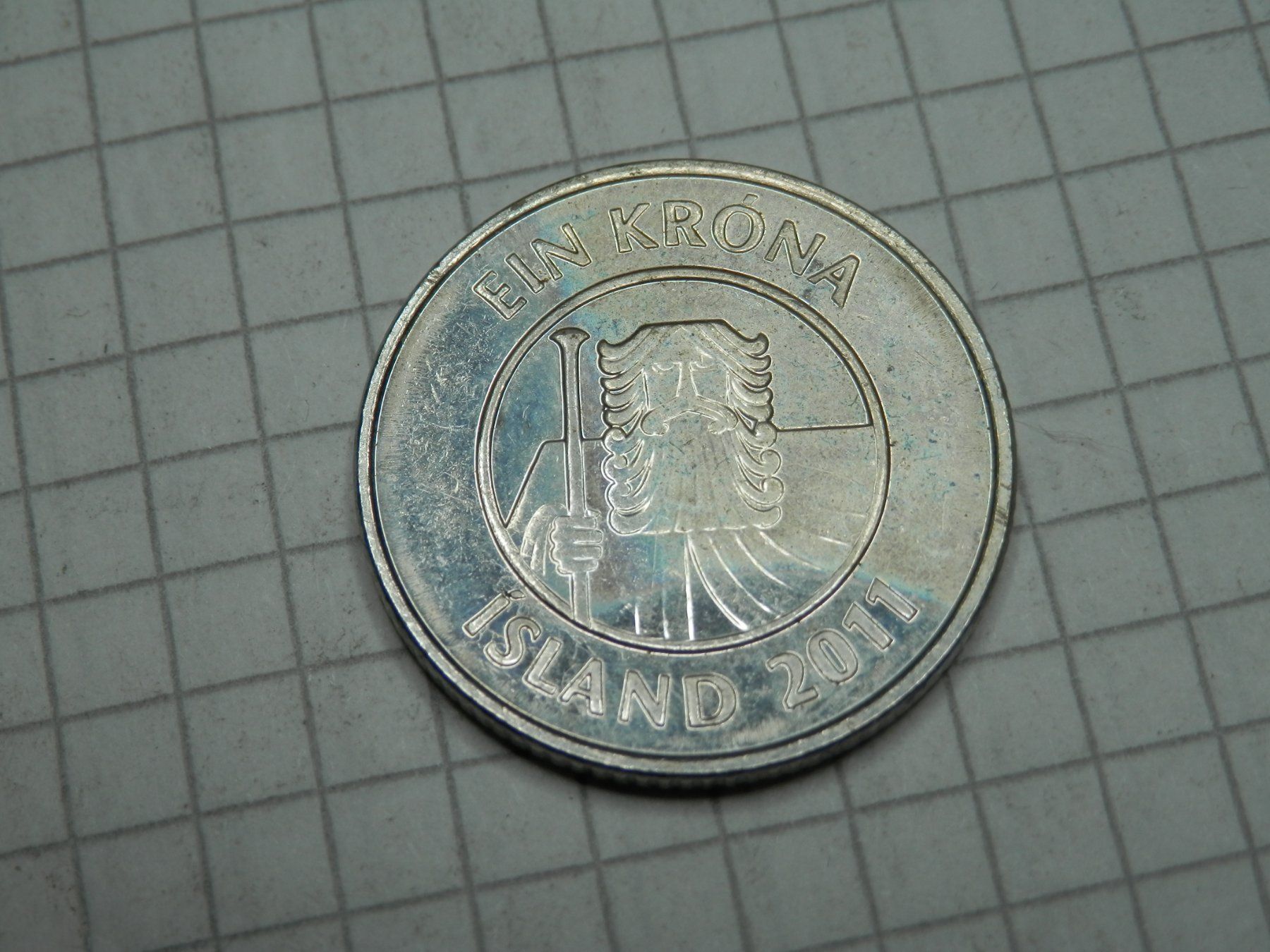 Tutti le monete: Island  1 Krone, 2011 – Usato da Weiach venduto da weiach81 1