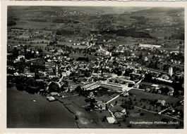 Fliegeraufn. PFÄFFIKON ZH gel. 1937!