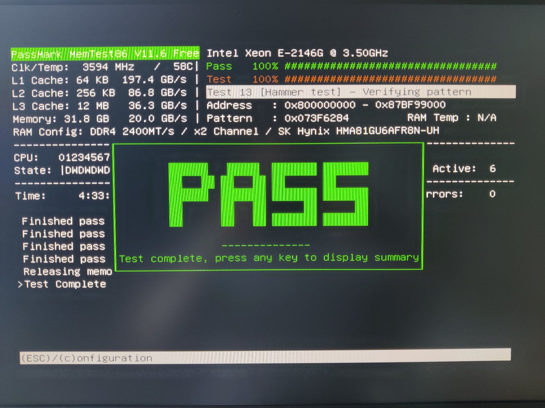 Memoria / RAM: 32Go DDR4 SK Hynix 2400 – Usato da Genève venduto da Rogue-Naboo-21 1
