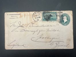 Uralt Brief 1893 New York    USA-Schweiz   (G935)