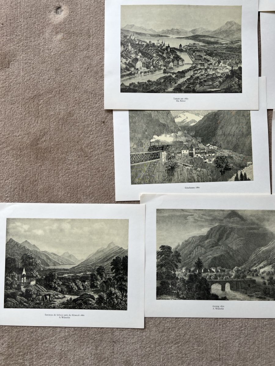 Poster & Bilder: Bilder vom alten Gotthardweg – Neu (gemäss Beschreibung) aus Rüschlikon von Pedrino1927 1