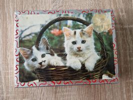 Penelope Katzen Multipuzzle aus Holz 4 × 12 Teile