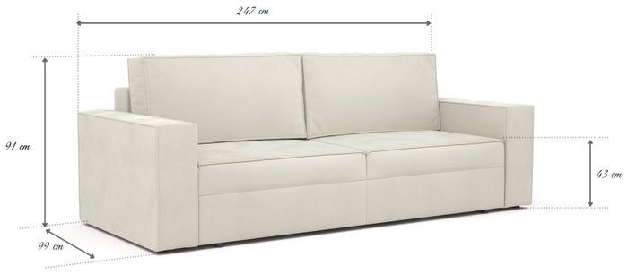 Westwing Divani: Schlafsofa MW schwarz 3- Sitzer  CHF 1889-70% – Nuovo (secondo la descrizione) da Otelfingen venduto da Yuji_Outlet 7