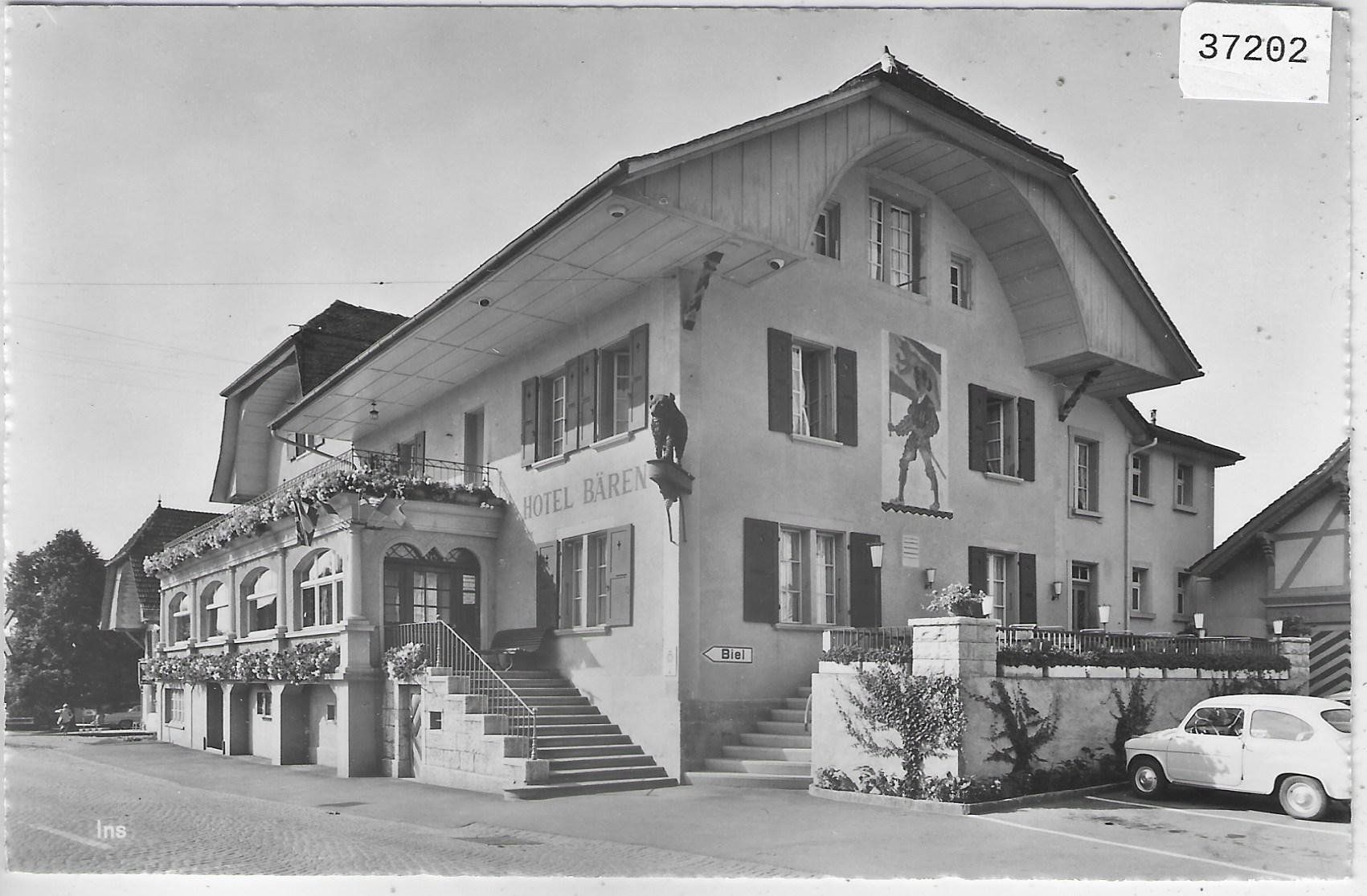 Cartoline postali: Ins - Hotel Bären – Usato da Ettingen venduto da Kartenplanet