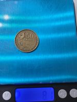 50 Francs Liberte Republice Frankreich 8.1 gr.