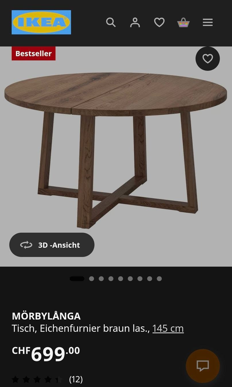 Ikea Tavoli: Esstisch + 4 Stühle gratis dazu – Nuovo (secondo la descrizione) da Schaffhausen venduto da ann_cjt6 3