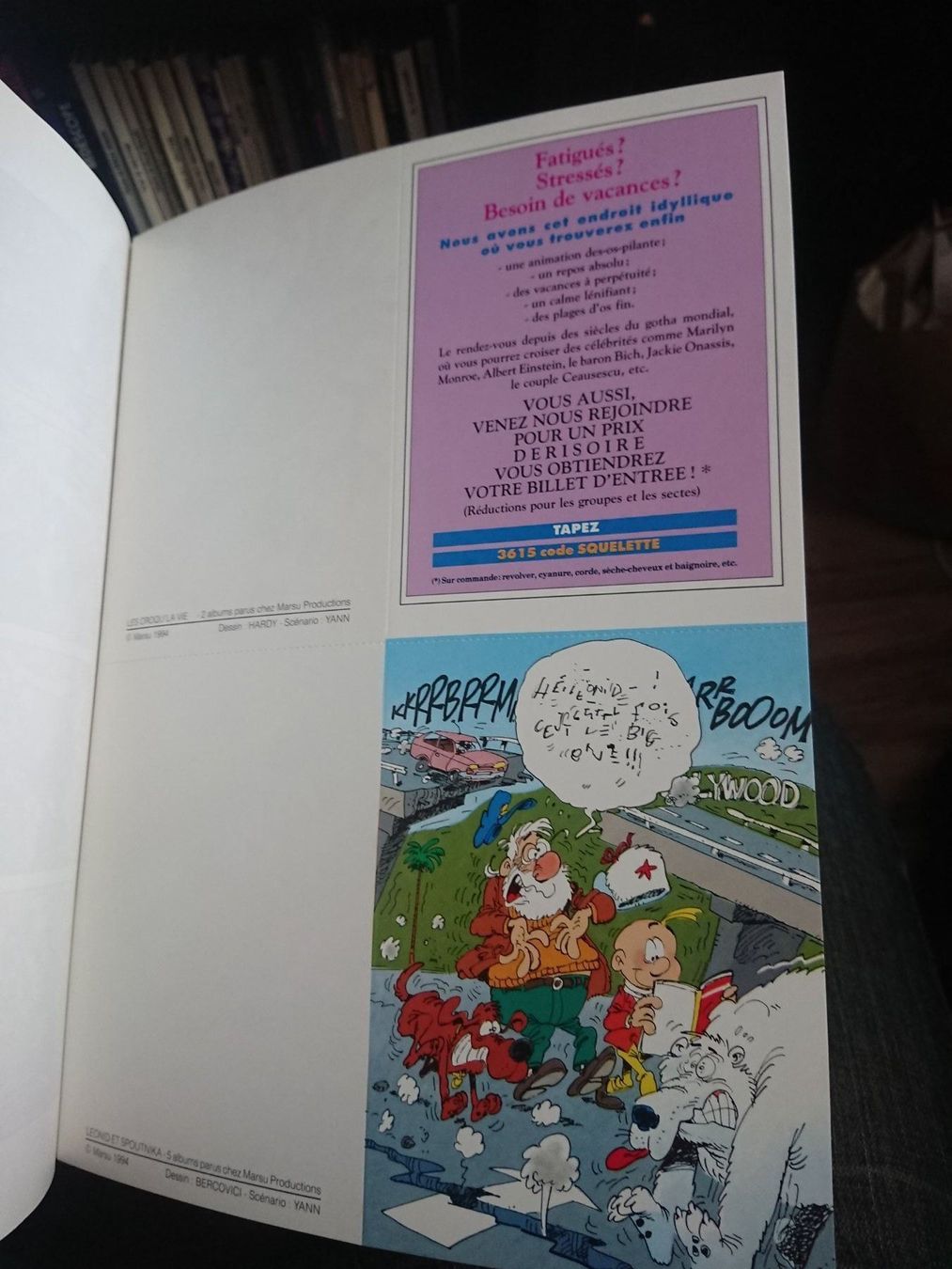 Fumetti: Croqu'la vie 2 — 36.15 code squelette EO – Usato da Farvagny-le-Grand venduto da LaCaverne 3