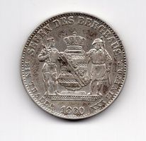 (766) Sachsen Taler, 1860, Bergbau
