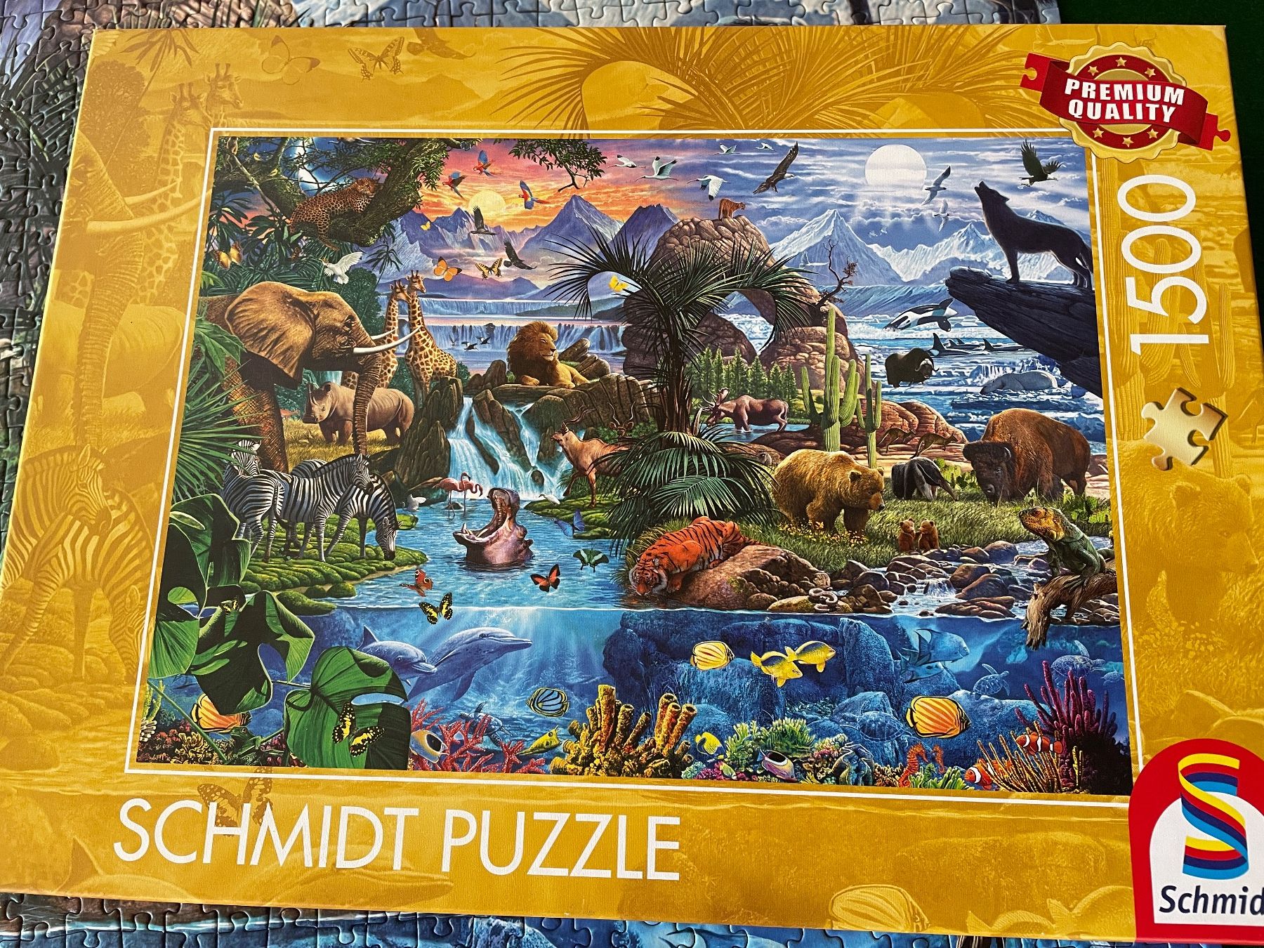 Puzzle: Puzzle WILDE TIERE  1500 Teile – Usato da buch am irchel venduto da Hildoceras